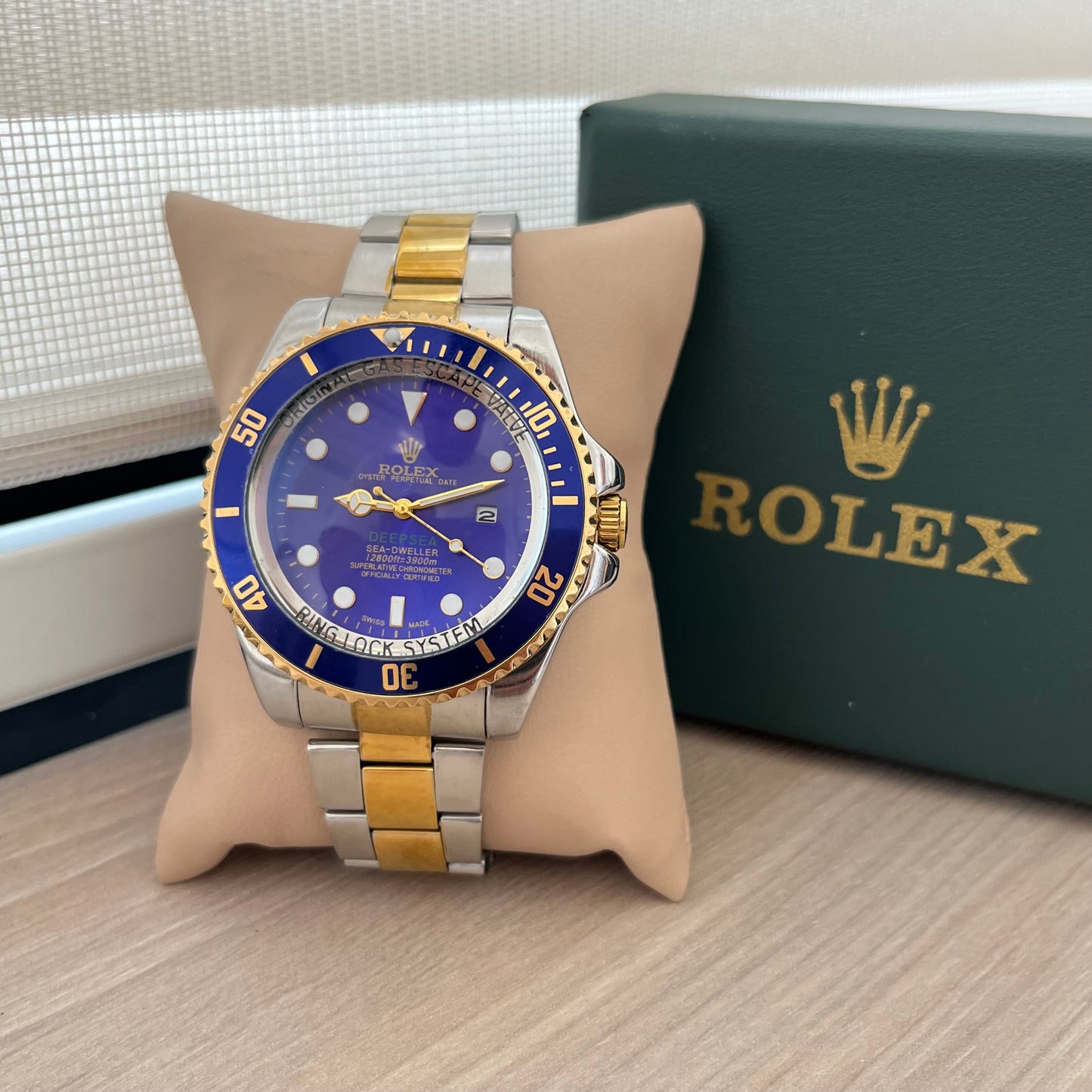 NUEVO RELOJ ROLEX PARA CABALLERO CON ESTUCHE DE LUJO