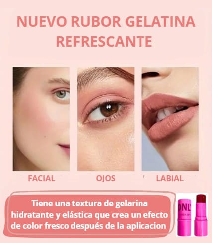 NUEVO Rubor Gelatina Refrescante x 4 colores