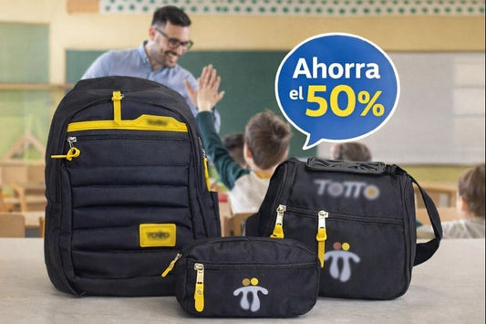 Nuevo Combo Morral Estudiantil Premium 3x1